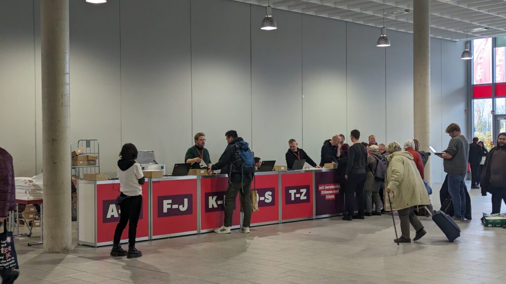 Check-in counter Linke BPT 2023